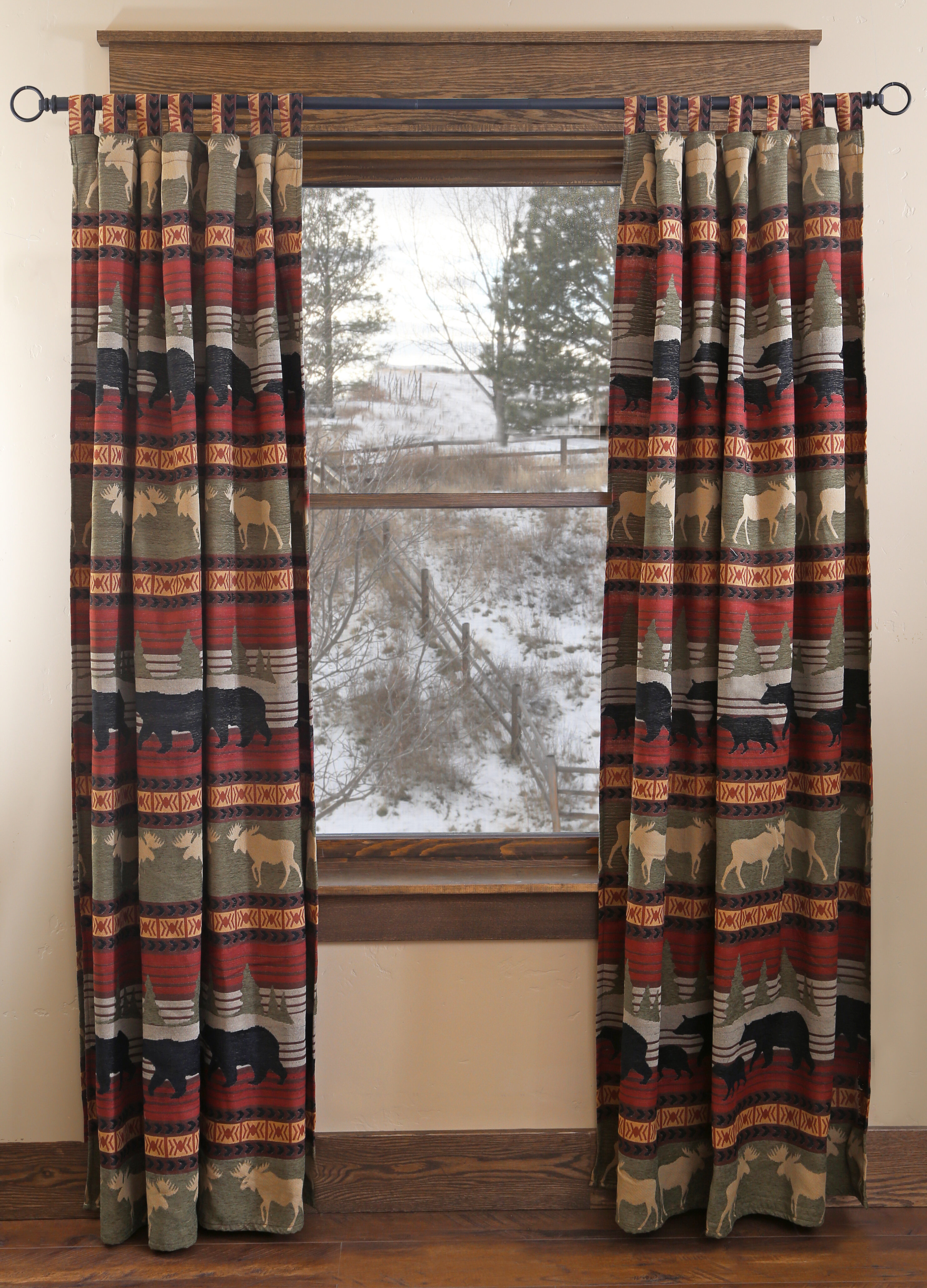 Detail Moose And Bear Curtains Nomer 47