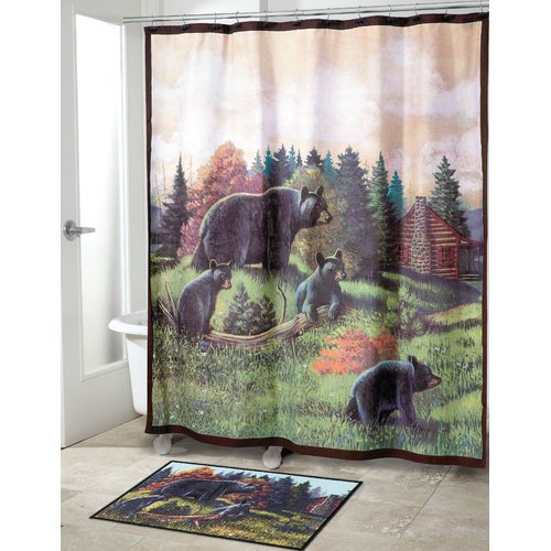 Detail Moose And Bear Shower Curtains Nomer 28