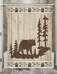 Detail Moose And Bear Shower Curtains Nomer 33