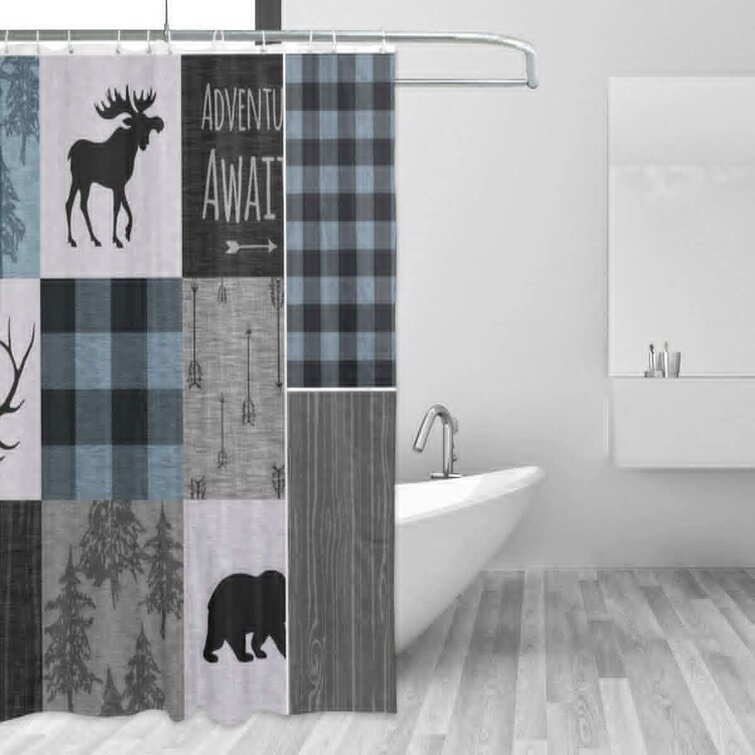 Detail Moose And Bear Shower Curtains Nomer 34