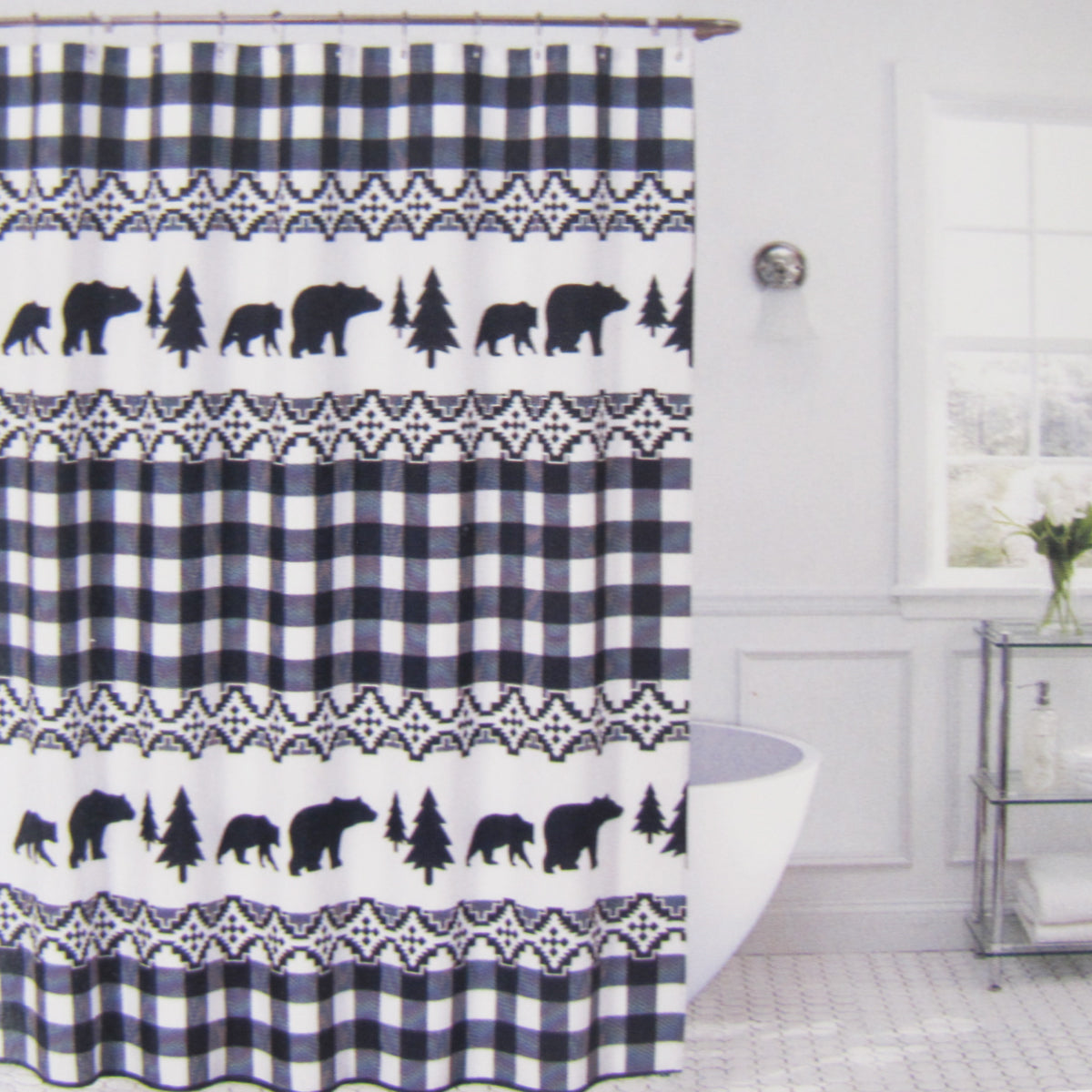 Detail Moose And Bear Shower Curtains Nomer 42