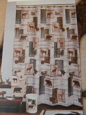 Detail Moose And Bear Shower Curtains Nomer 50