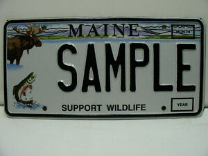 Detail Moose And Squirrel License Plate Nomer 4