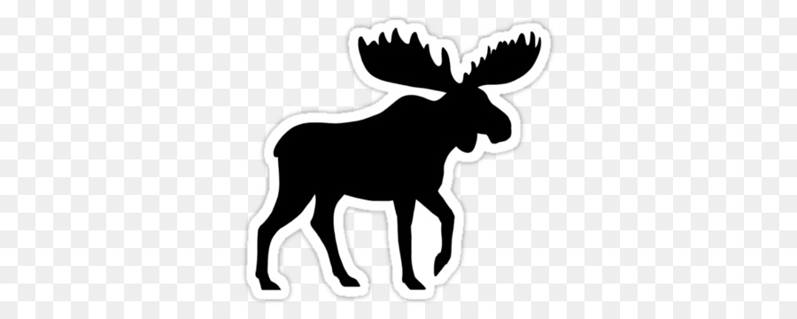 Detail Moose Clipart Silhouette Nomer 24