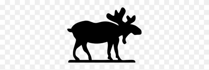 Detail Moose Clipart Silhouette Nomer 46