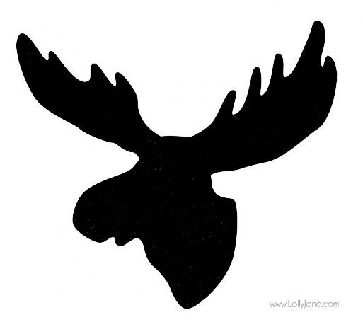 Detail Moose Face Clipart Nomer 14