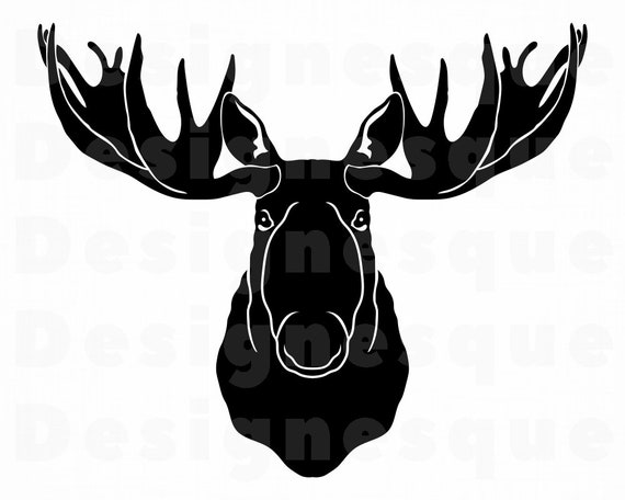 Detail Moose Face Clipart Nomer 40
