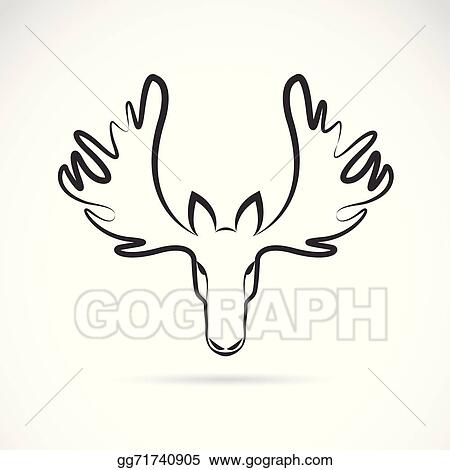 Detail Moose Face Clipart Nomer 51