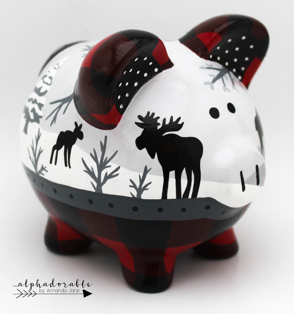 Detail Moose Piggy Bank Nomer 16