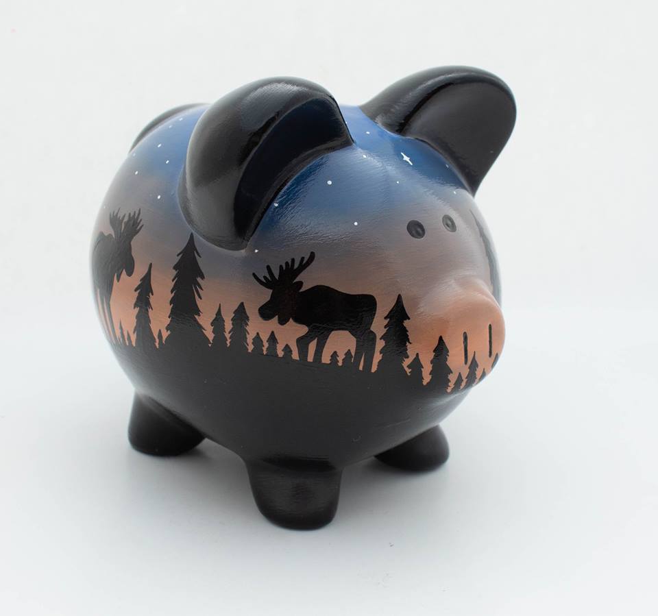 Detail Moose Piggy Bank Nomer 4