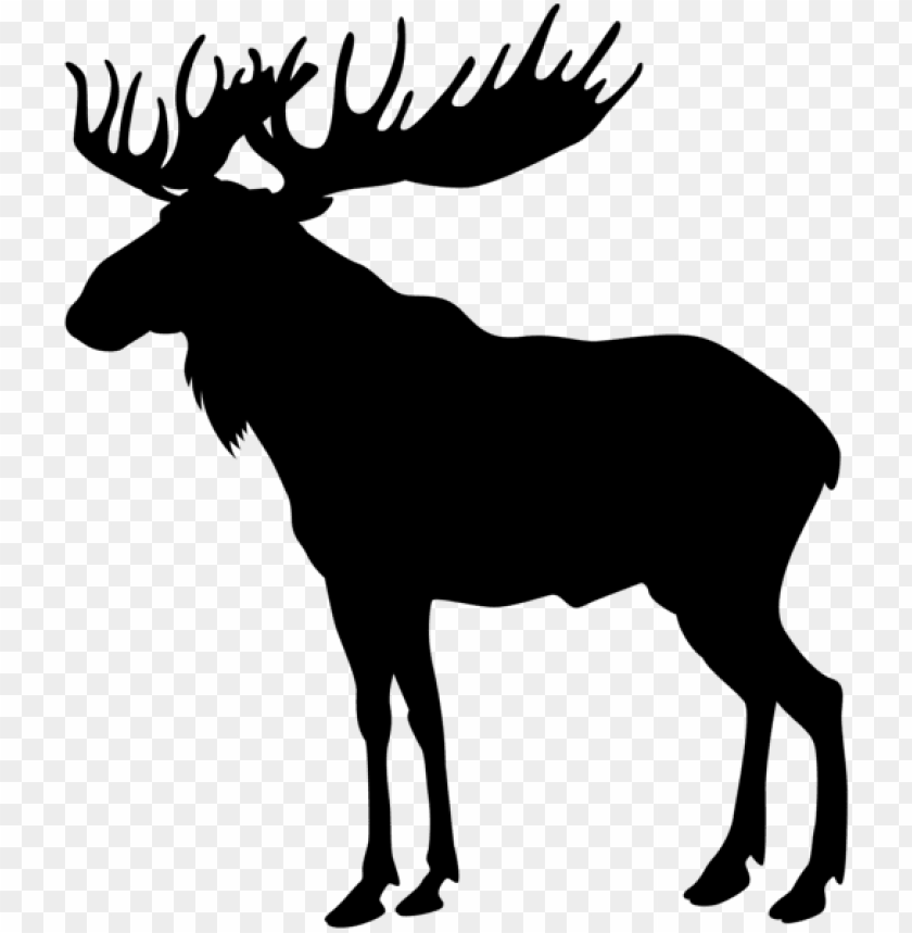 Moose Silhouette Png - KibrisPDR