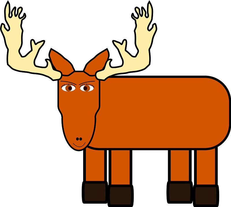 Detail Moose Transparent Nomer 50