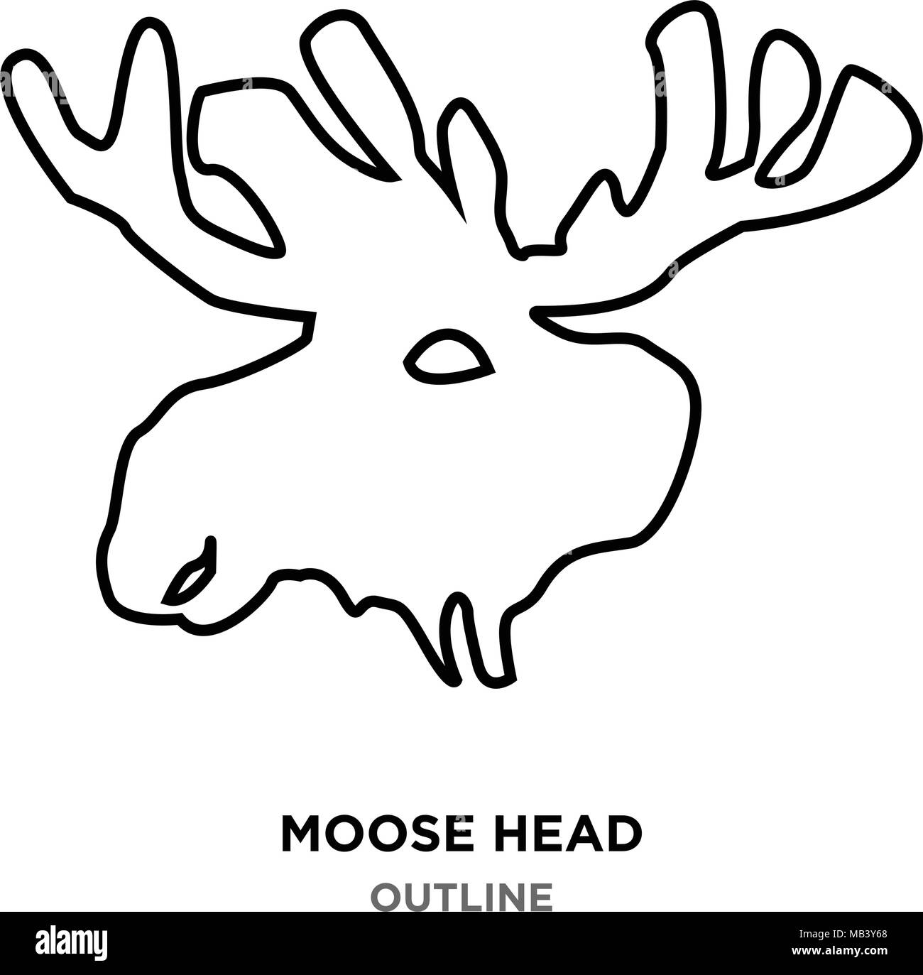 Detail Moose White Background Nomer 41