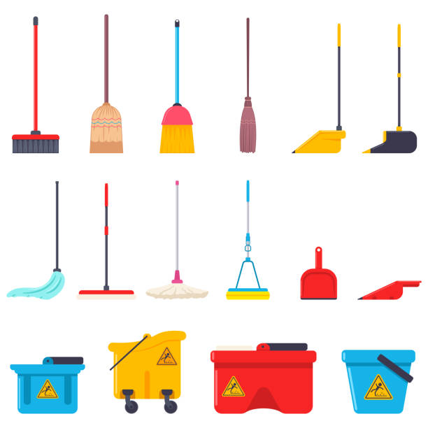 Detail Mop And Broom Clipart Nomer 13