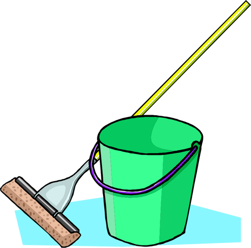 Detail Mop And Bucket Clipart Nomer 19