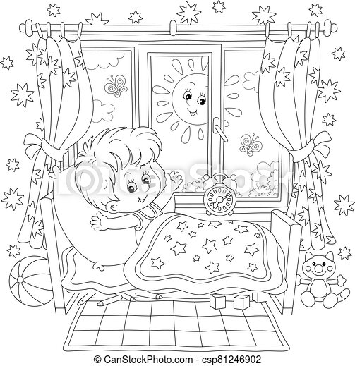 Detail Morning Clipart Black And White Nomer 23