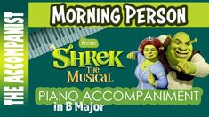 Detail Morning Person Shrek Sheet Music Nomer 44