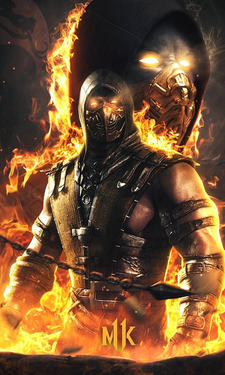 Detail Mortal Kombat 11 Scorpion Wallpaper Nomer 21