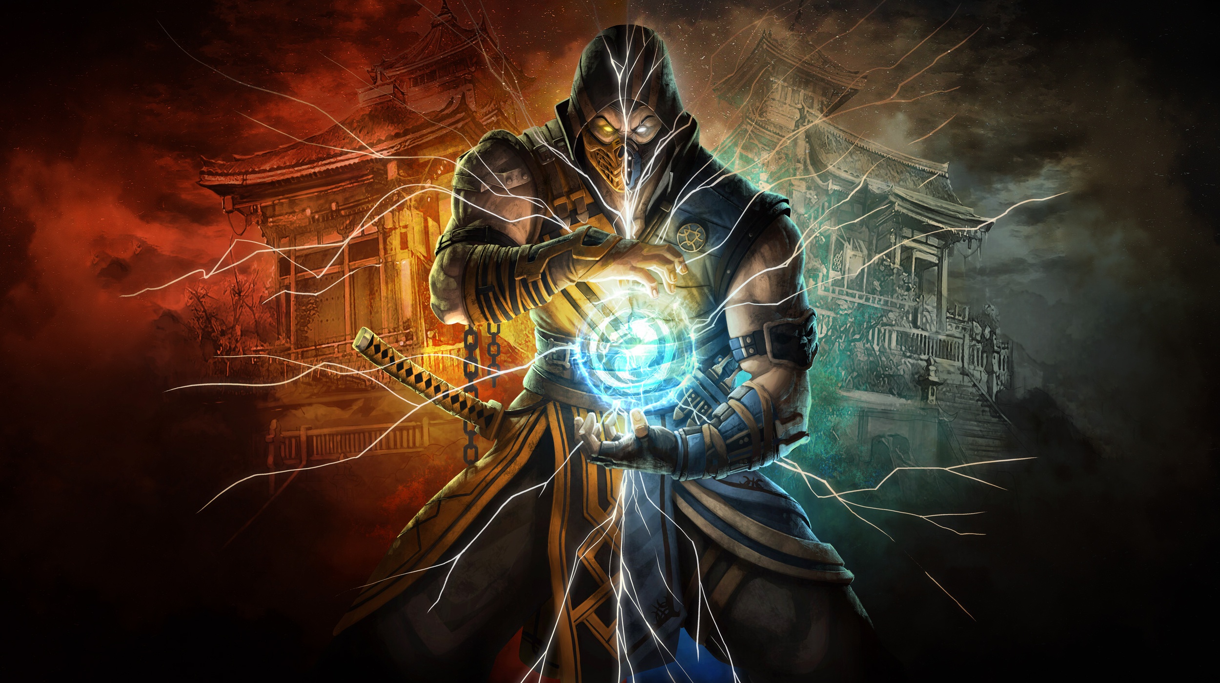 Detail Mortal Kombat 11 Scorpion Wallpaper Nomer 46