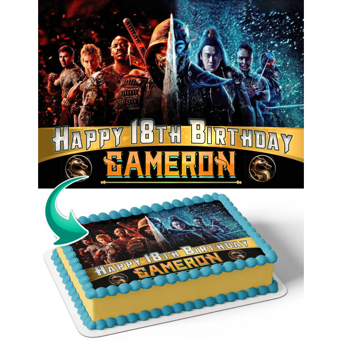 Detail Mortal Kombat Birthday Banner Nomer 27