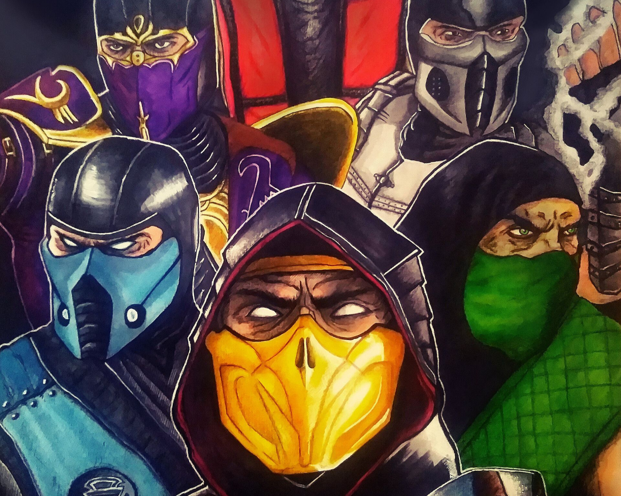 Detail Mortal Kombat Ninjas Wallpaper Nomer 14