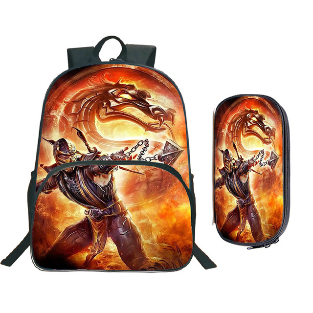 Detail Mortal Kombat Scorpion Backpack Nomer 24