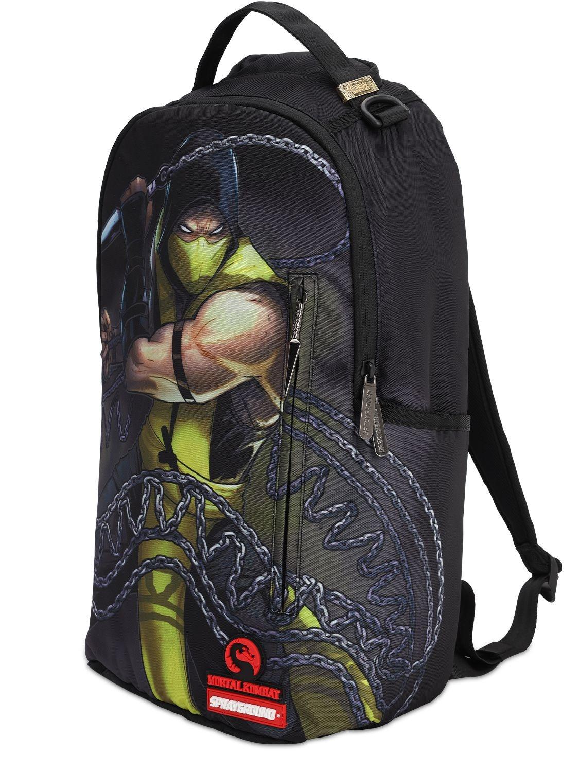 Detail Mortal Kombat Scorpion Backpack Nomer 8