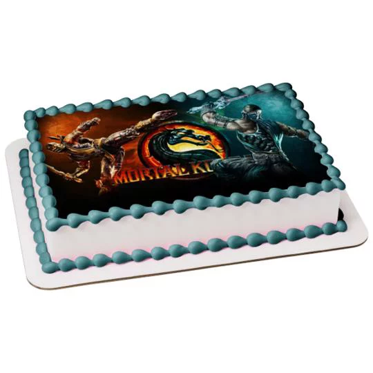 Detail Mortal Kombat Scorpion Cake Nomer 2