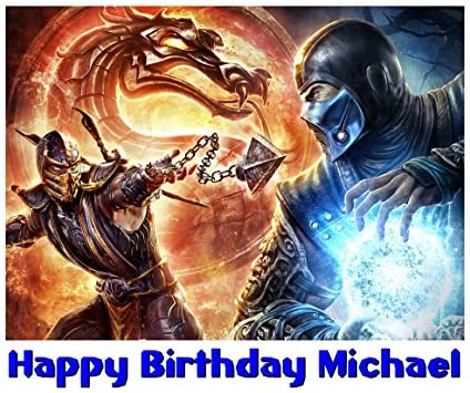 Detail Mortal Kombat Scorpion Cake Nomer 16