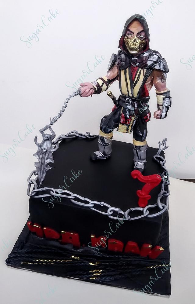 Detail Mortal Kombat Scorpion Cake Nomer 18