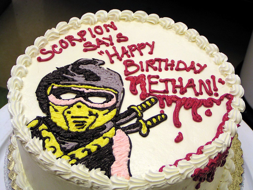 Detail Mortal Kombat Scorpion Cake Nomer 47