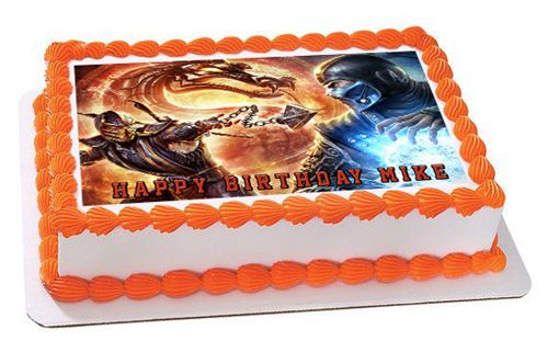 Detail Mortal Kombat Scorpion Cake Nomer 10