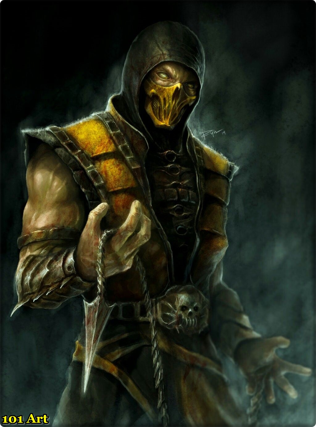 Detail Mortal Kombat Scorpion Fan Art Nomer 17