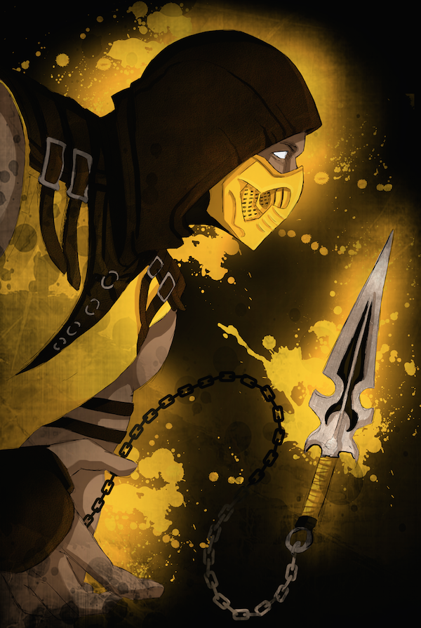 Detail Mortal Kombat Scorpion Fan Art Nomer 34