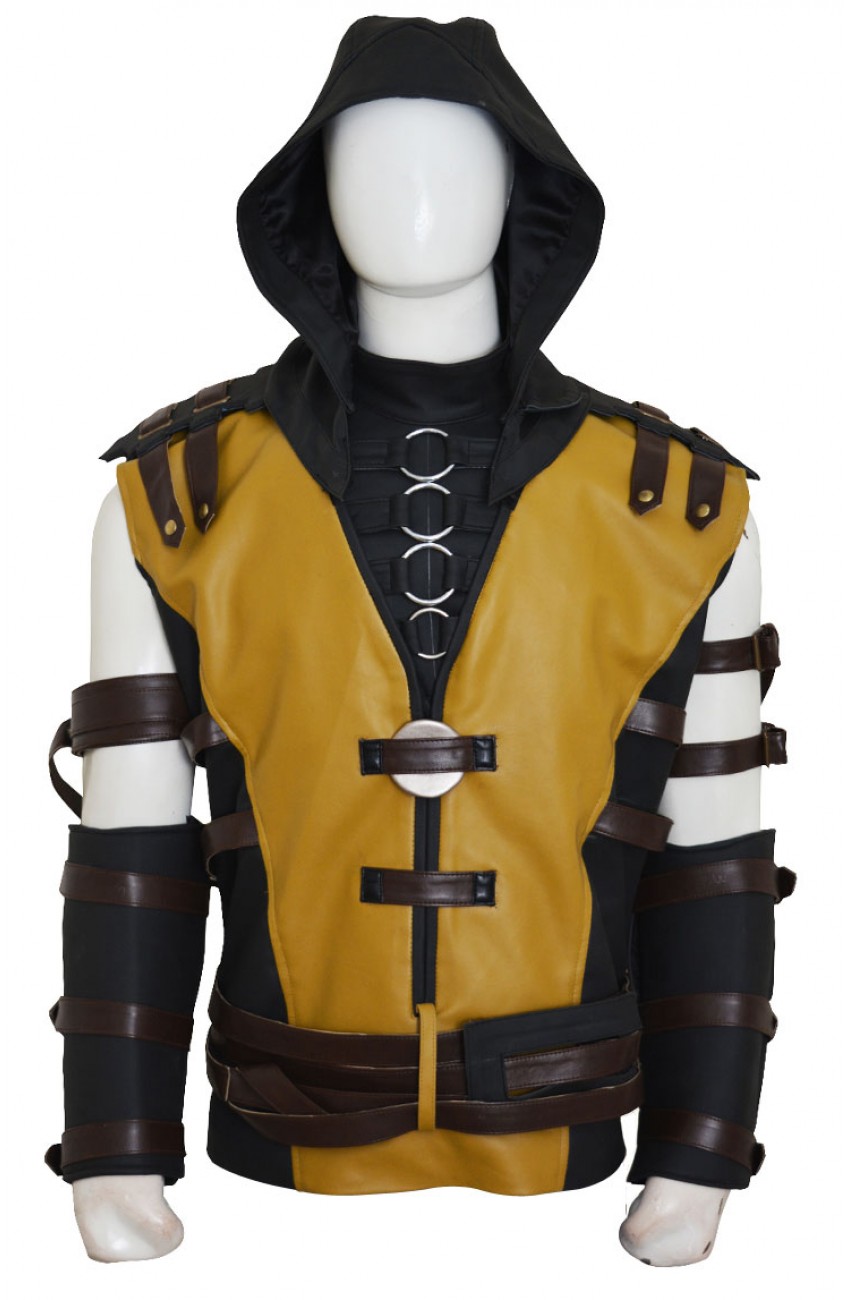 Detail Mortal Kombat Scorpion Hoodie Nomer 4