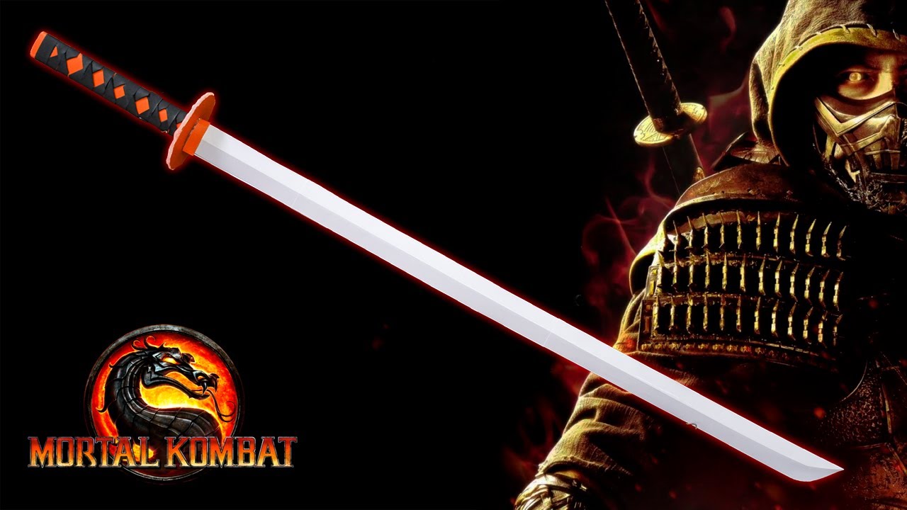 Detail Mortal Kombat Scorpion Katana Nomer 2