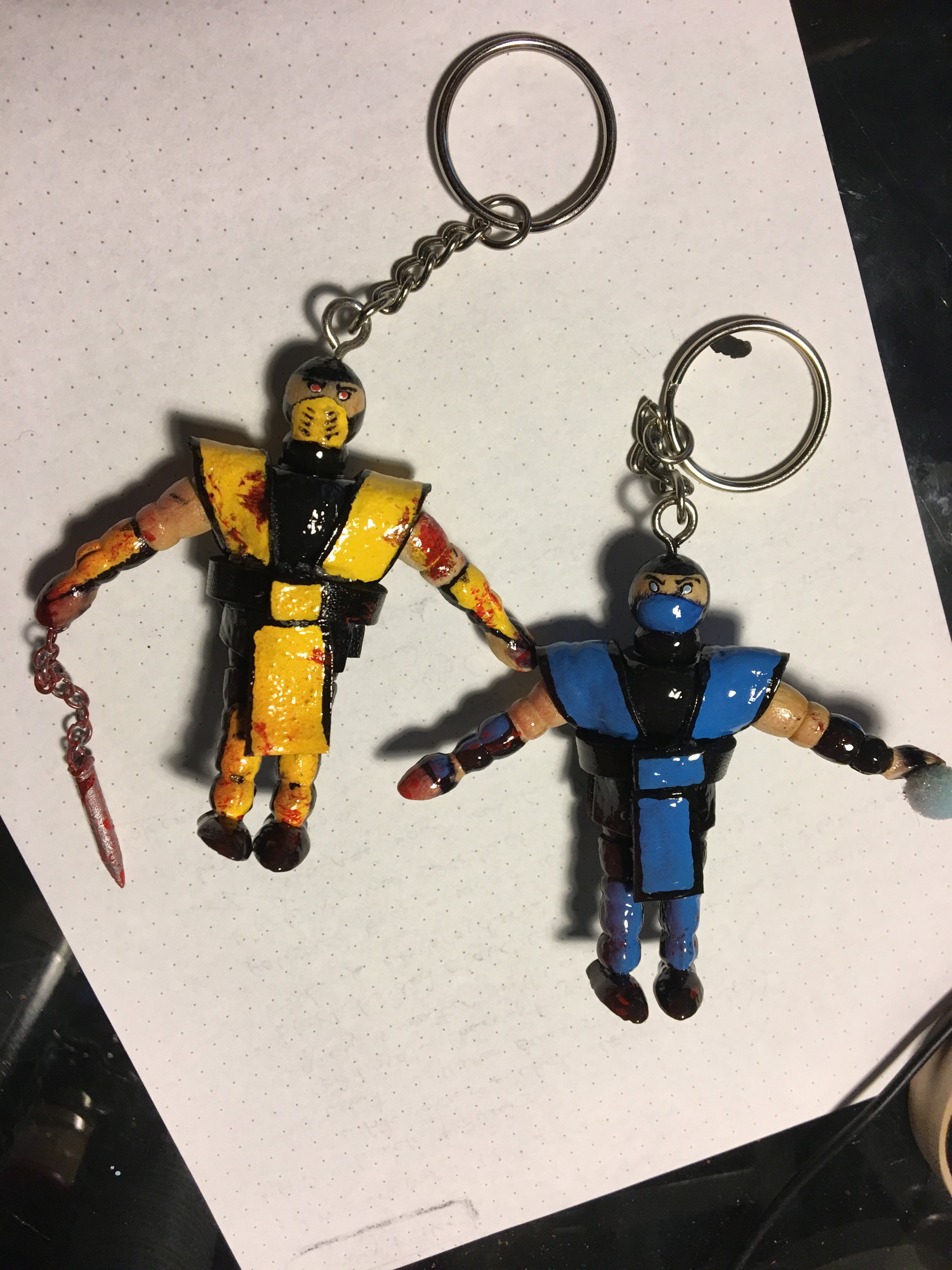 Detail Mortal Kombat Scorpion Keychain Nomer 12