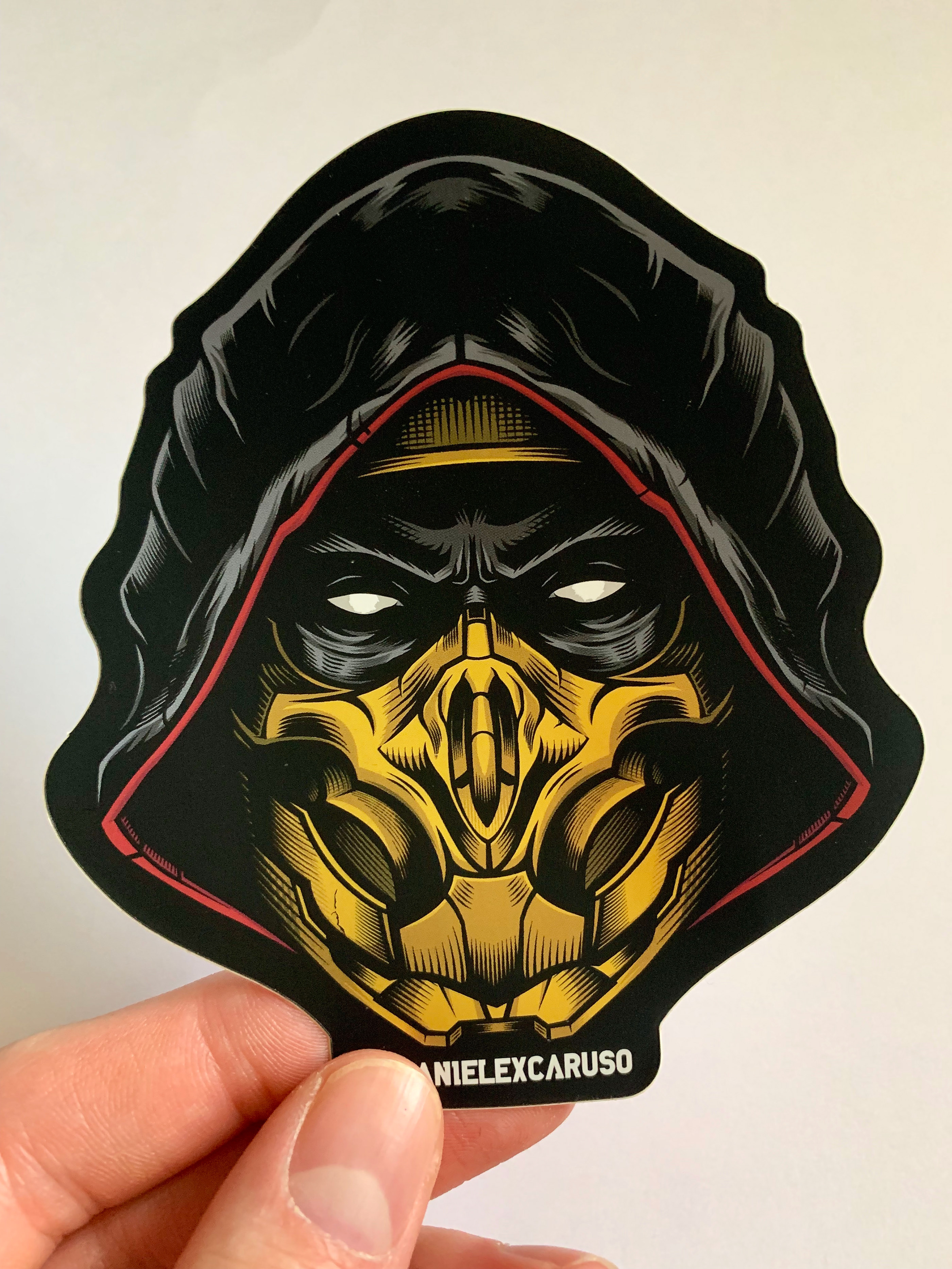 Detail Mortal Kombat Scorpion Sticker Nomer 12