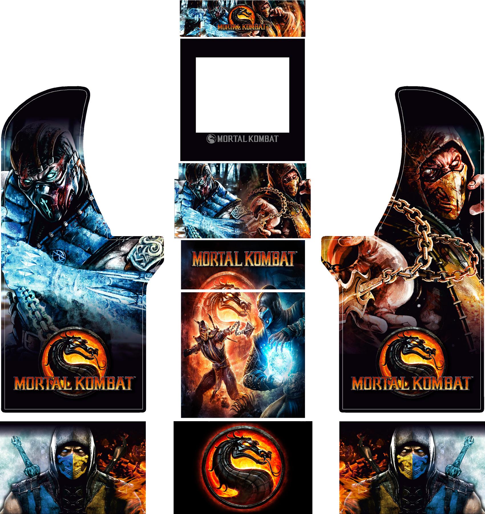 Detail Mortal Kombat Scorpion Sticker Nomer 36