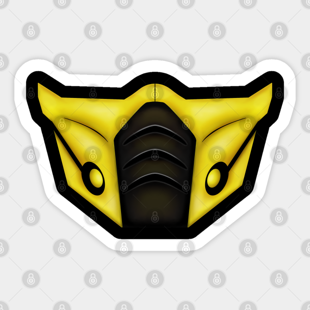 Detail Mortal Kombat Scorpion Sticker Nomer 47