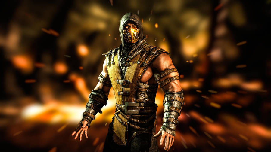 Detail Mortal Kombat Scorpion Wallpaper Nomer 5