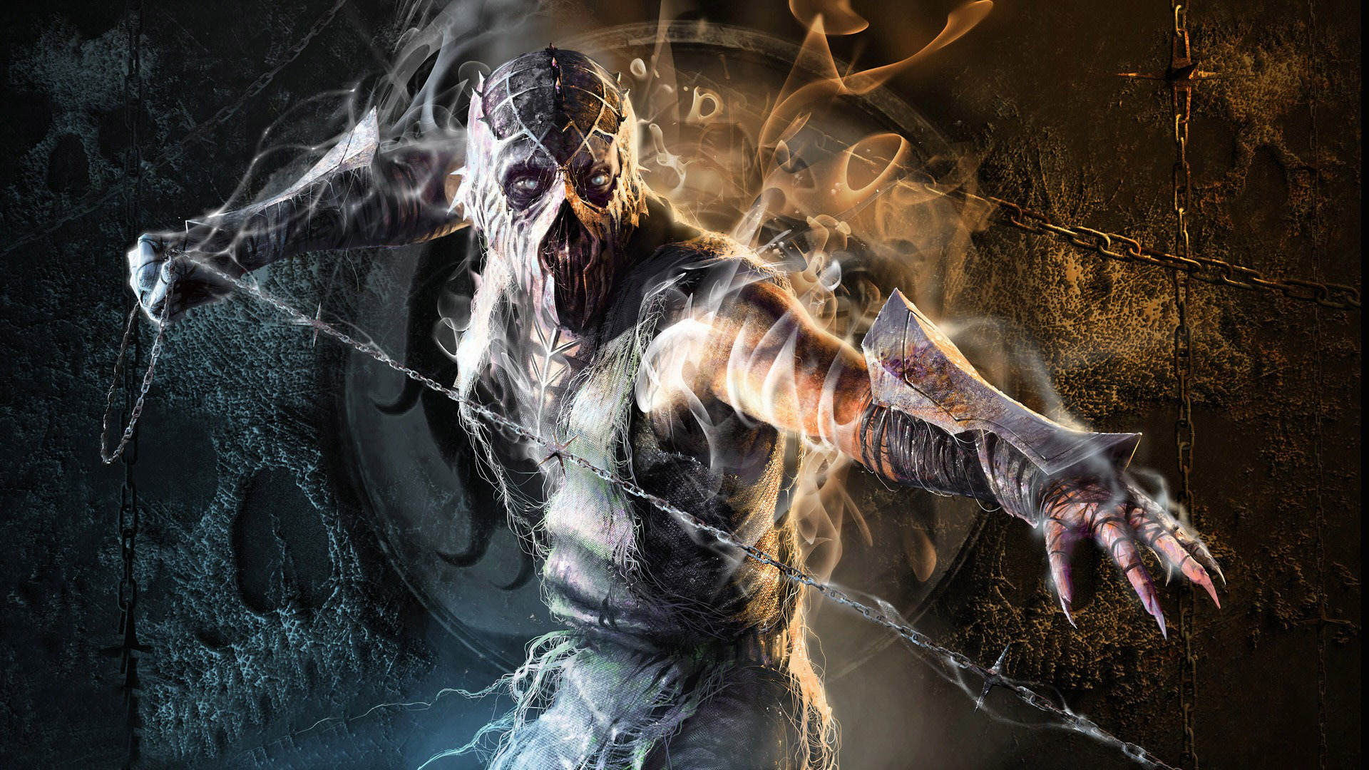 Detail Mortal Kombat Smoke Wallpaper Nomer 12