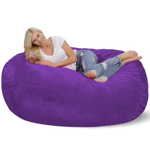 Detail Lilac Bean Bag Chair Nomer 13