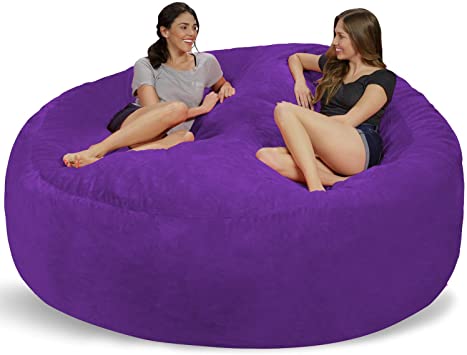 Detail Lilac Bean Bag Chair Nomer 21