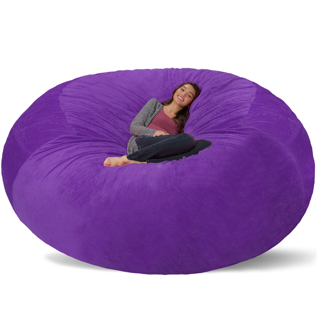 Detail Lilac Bean Bag Chair Nomer 38