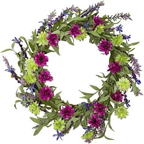 Detail Lilac Door Wreath Nomer 20