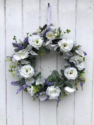 Detail Lilac Door Wreath Nomer 39