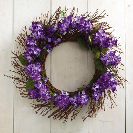 Detail Lilac Door Wreath Nomer 44