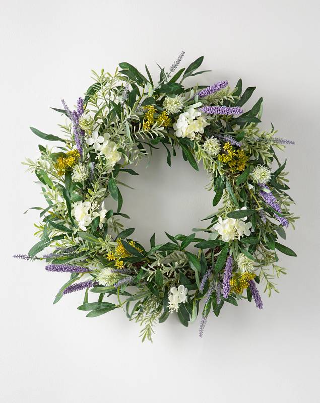 Detail Lilac Door Wreath Nomer 51