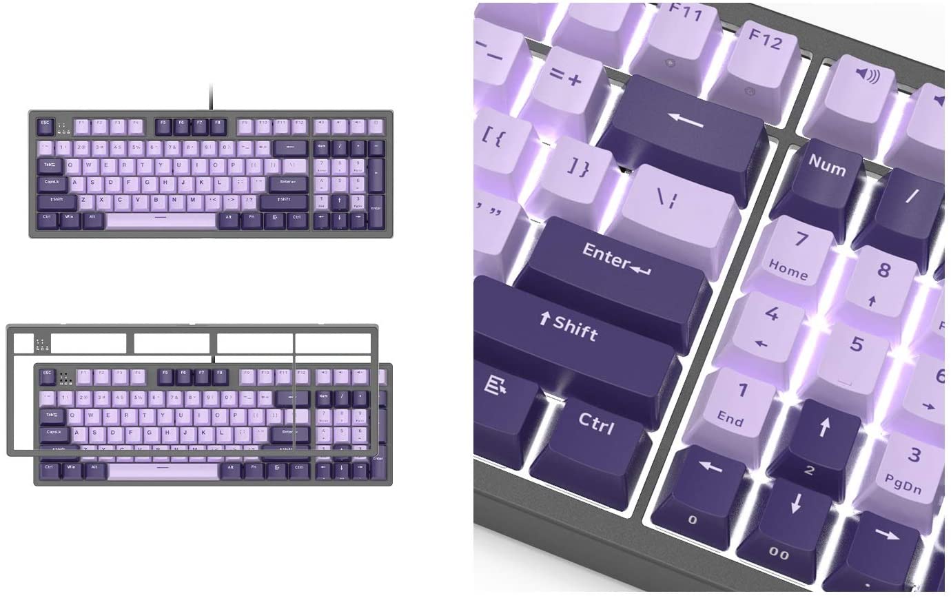 Detail Lilac Mechanical Keyboard Nomer 15